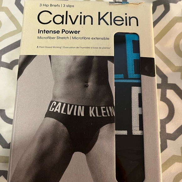 Calvin Klein Intense Power Men Microfiber Stretch Hip Brief 3-Pack L color - Picture 15 of 16